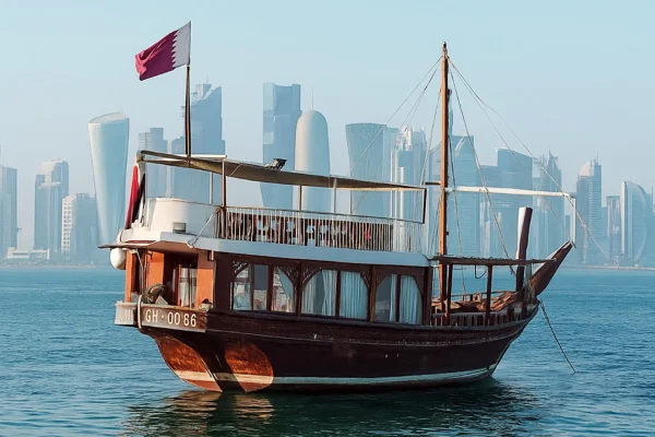 5-Hour Doha City Tour with Traditional Dhow Boat Ride – Explore Qatar’s Highlights