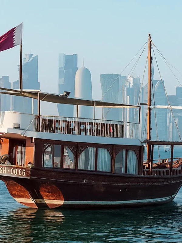 5-Hour Doha City Tour with Traditional Dhow Boat Ride – Explore Qatar’s Highlights
