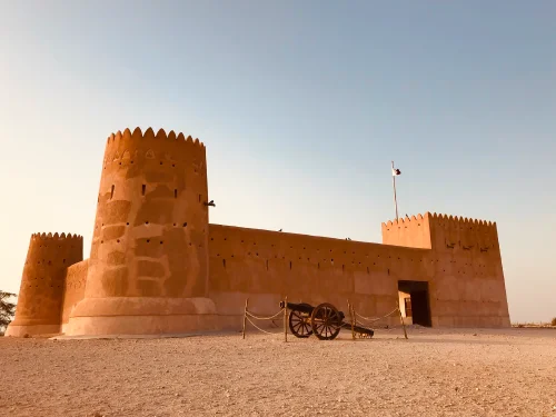 Al Zubarah Fort in northern Qatar, a UNESCO World Heritage site showcasing the country’s rich trading history.