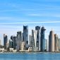 sea against doha tower modern buildings city 1 85x85